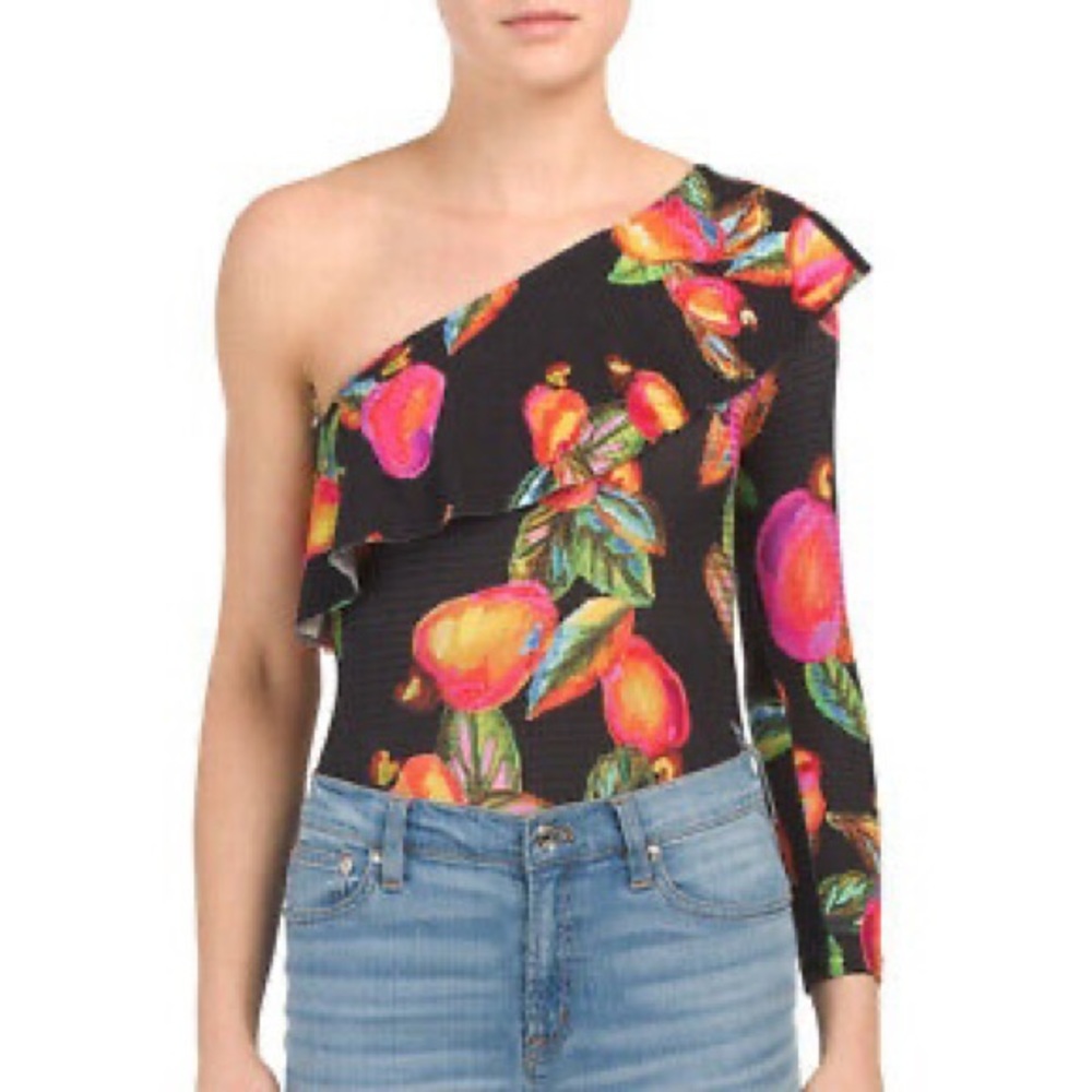 Farm Rio one shoulder cashew body suit - Picture 3 of 3